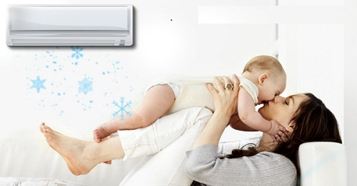 Các chế độ máy lạnh tốt cho trẻ nhỏ